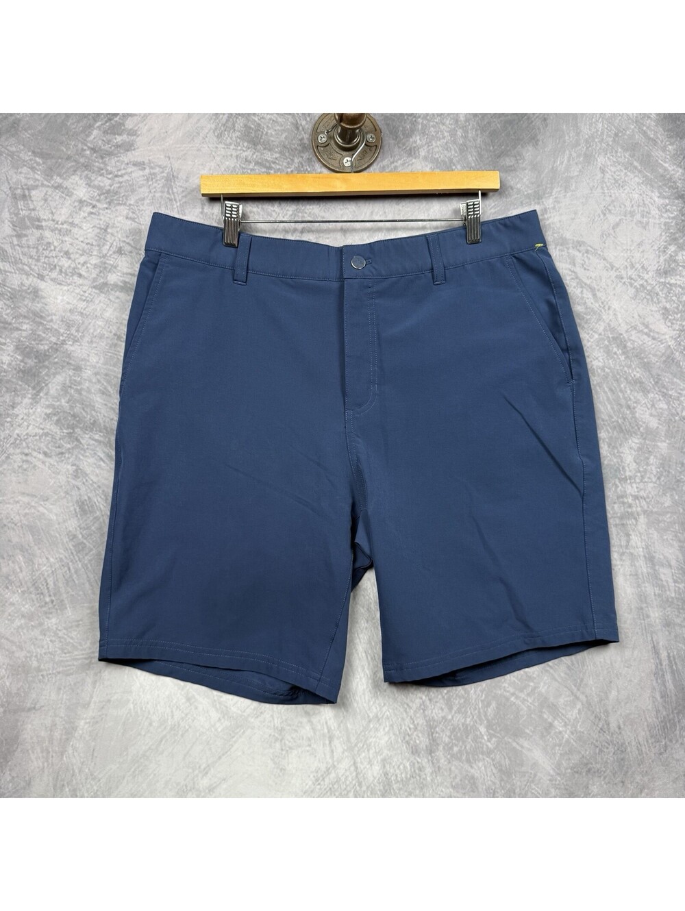 Soybu Golf Shorts Mens 36 NAVY Coastal Sport Performance Stretch Bermuda Hybrid